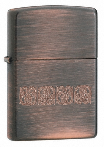 Zippo Tattoo Copper Sunrise lighter (model 21060) 