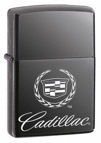 Zippo Cadillac Black Ice lights 21107