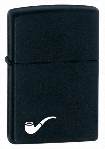 Zippo Black Matte Pipe Lighter 218PL Windproof