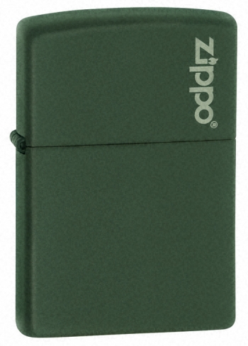 Zippo Green Matte W-zippo Logo lights 221L