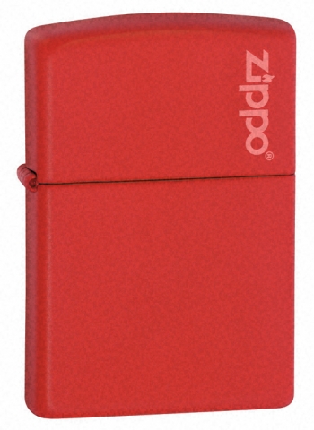 Zippo Red Matte W-zippo Logo lights 233L
