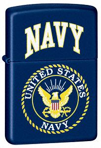 Zippo Navy Matte, Navy lights 239538