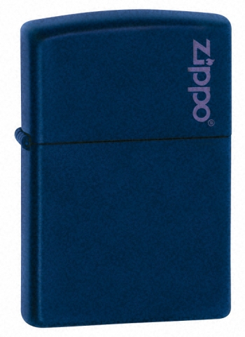 Zippo Navy Matte W-zippo Logo lights 239L