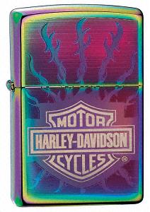 Zippo Hd Flaming Barb Wire Spectrm lights 24031