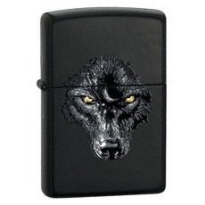 Zippo Licorice-Black Wolf lighter (Model 24698) 