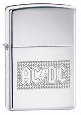 24705 AC-DC High Polished Chrome Windproof Lighter 24705