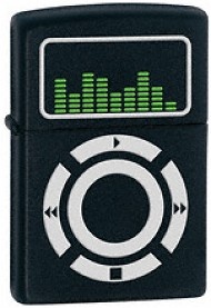 Zippo Black Matte Msc lights 24712