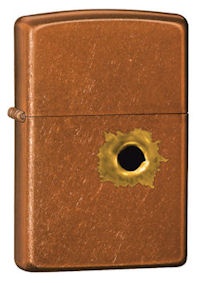 The Zippo Bullet Hole Toffee (Z24717) Lighter