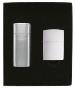 Zippo Pocket Ash Tray Gift Set lights 24748