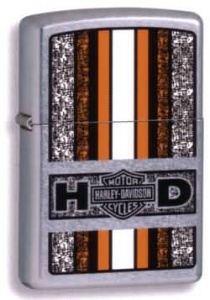 Zippo Harley Davison emblem & bars lighter 24767