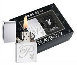 Zippo Playboy Gift Set lights 24778