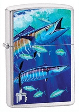 Zippo Guy Harvey Hooknows Lighter (Model 24820)