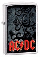 Zippo AC-DC Brushed Chrome Lighter (Model 24824)