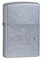Zippo Ford Stamped Street Chrome Lighter (Z24825)