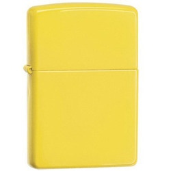 Zippo “Lemon Yellow” Matte Lighter (Model 24839)