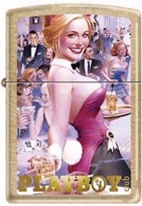 Zippo Playboy Club 50th Anniversary lights 24870