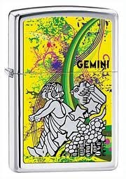 Zippo Zodiac Gemini lights 24933