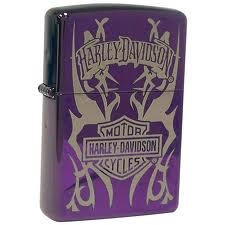 Zippo Purple Harley Davidson Abyss Lighter (Z24954)