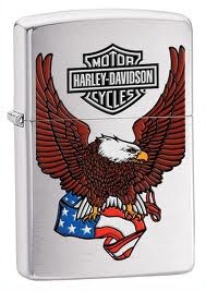 Zippo Harley Davidson Lifetime Guarantee Lighter  24955