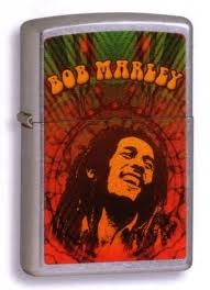 Zippo Bob Marley Street Chrome lights 24991
