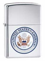 Zippo Hp Chrme, Us Seal lights 250512