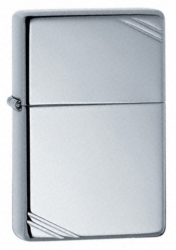 Zippo Z260 Vintage High Polish Chrome Windproof Lid