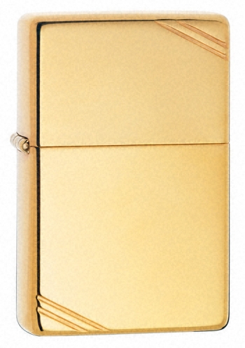 Zippo Z270 High Polish Brass Vintage Lighter 