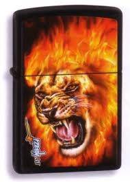 Zippo Claudio Mazzi Flame Lion lighter (Model 28003)