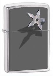 Zippo Z28030 BS Star Bare Metal Chrome Windproof