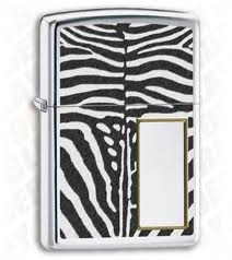 The Zippo Zebra 28046 Chrome Lighter