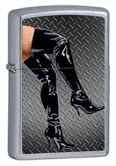 The Zippo legs in boots 28055