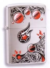 Zippo Stars & Planets 28056 Brushed Chrome Lighter