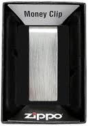 Zippo Brushed Chrome Money Clip lights 40095