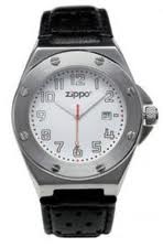 Zippo Ss Watch Casual . Black Band lights 45008