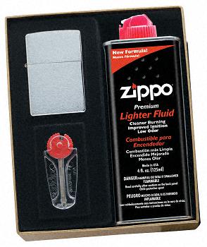 Zipplo Flints and Light Fluid Gift Box 50R