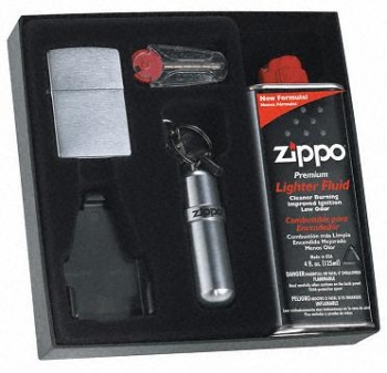 Zippo **first Light Gift Set lights 51R