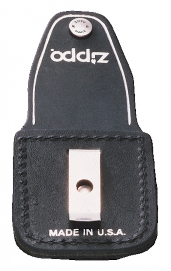 Zippo Lighter Pouch W-clip-black lights LPCBK