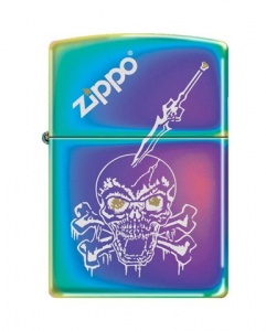 Zippo Skull & Dagger Spectrum 151SKDAG Lighter