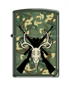 Zippo Deer Slayer Gr Camo Rifles lights 221CR