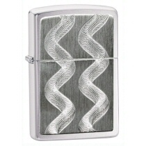 Zippo Double Twister Z24871 Lighter Brushed Chrome