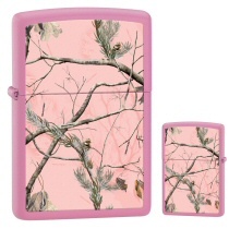 Zippo Realtree APG Pink Matte Lighter (model Z28078)