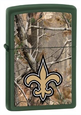 Zippo Realtree New Orleans Saints Lighter 28112
