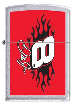 #8 Sideways Flames Street Zippo #M1012
