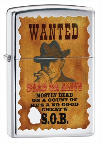 【即納！最大半額！】 Zippo Wanted Poster lights 28289 その他