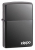 Zippo Black Ice with Zippo logo lighter (model 150L)