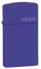 Zippo SLIM PURPLE MATTE W/ZIPPO LOGO - 1637L