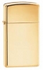 Zippo high polished solid brass slim lighter (1654B)