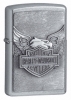 Zippo Iron Eagle Street chrome lighter (model 20230)