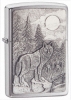 Zippo Brushed Chrome Timberwolves Emblem (20855)
