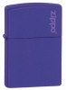 Zippo Purple Matte Zippo Logo Lighter (Model 237L)